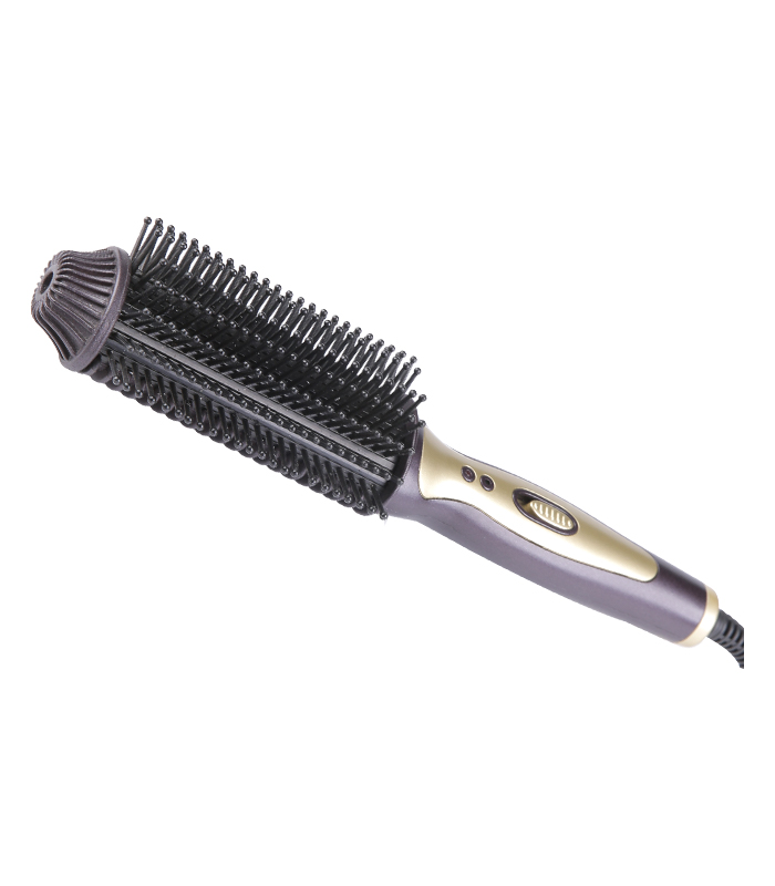 Elektrický Hot Comb keramický povrch Kefa na vyrovnávanie vlasov ZR-070B